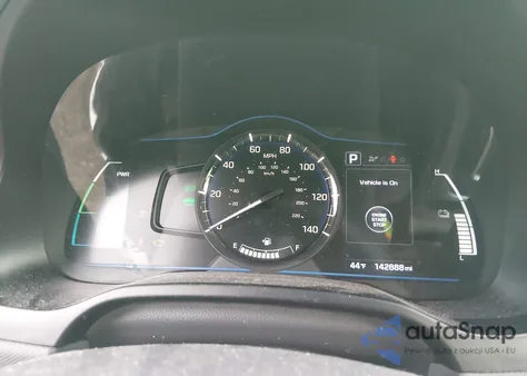 2019 Hyundai Ioniq Hybrid Blue z USA, uszkodzony, nr VIN KMHC65LCXKU174583